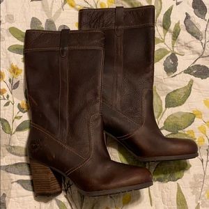 Timberland brown leather waterproof boot 9